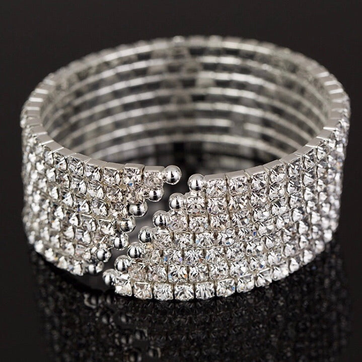 Rhinestone Cuff Bracelet